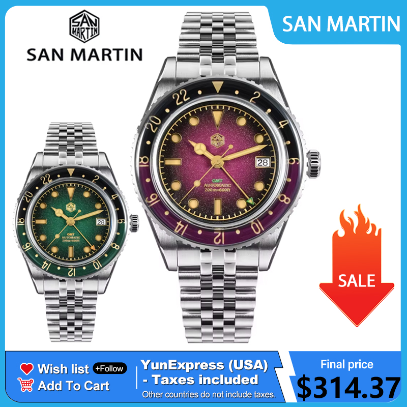Rolex Watch Submariner - 2025 New San Martin SN0134G Men