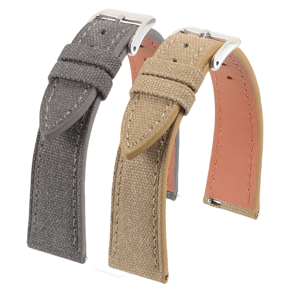 Suede Strap Watch - Handcrafted Slim Watch Strap 18mm 20mm