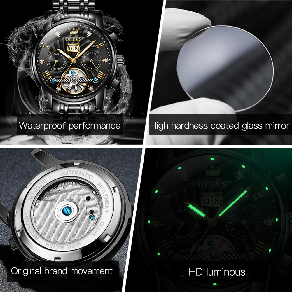 OLEVS Classic Men's Watches To - đánh giá và giá Rolex Watch Submariner