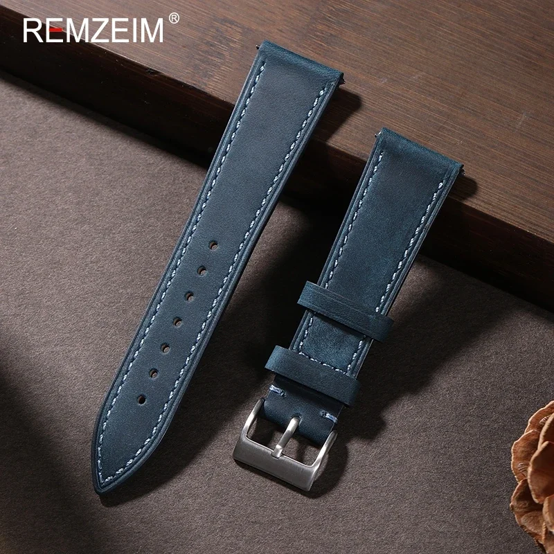 Crazy Horse Quick Release Leat - đánh giá và giá Suede Strap Watch